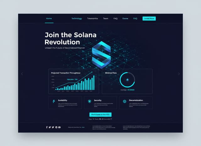 Solana ICO Website