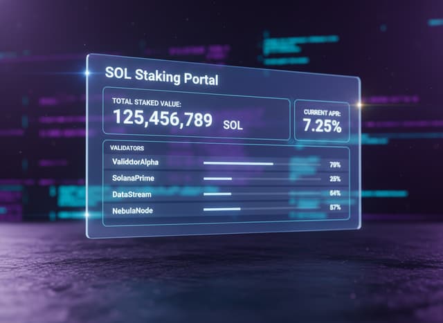 Solana Staking Website